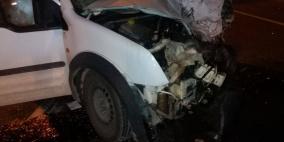 إصابة 6 مواطنين بحادثي سير في جنين