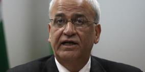 عريقات: إسرائيل تقرر مواصلة انتهاكاتها وجرائمها بحق شعبنا