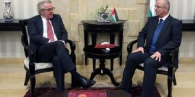الحمد الله يستقبل المبعوث النرويجي لعملية السلام في الشرق الاوسط