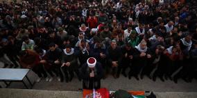 جماهير نابلس تشيع جثمان الشهيد قينو في عراق بورين