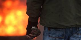 مواجهات مع الاحتلال على المدخل الشمالي لمدينة البيرة