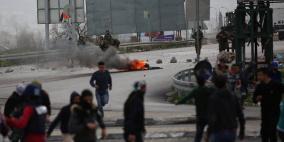 اصابات في مواجهات بقرى جنوب نابلس