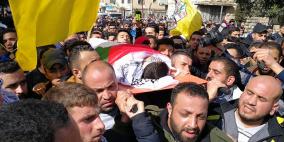 حلحول تودع شهيدها حمزة زماعرة