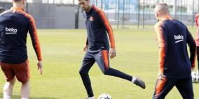 بوسكيتس يعود للتدريب قبل لقاء روما