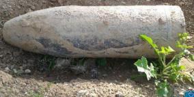 الشرطة: ضبط قذيفة مدفعية خطيرة في سنجل 