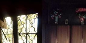 مستوطنون يضرمون النار في منزل بنابلس