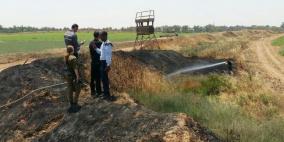 فيديو.. مستوطنون يفشلون بإطلاق طائرة ورقية  نحو غزة ويحرقون مواقع للجيش