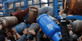 بدء ازمة "غاز الطهي" بعد احراق معدات معبر كرم أبو سالم