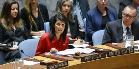 تعديلات امريكية على مشروع قرار في مجلس الامن وفلسطين ترفض 