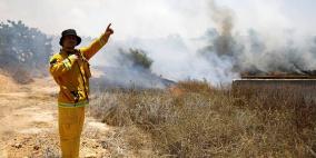 خلال يوم- اندلاع 10 حرائق في مستوطنات غلاف غزة