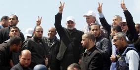 هنية: مسيرة العودة جاءت كحبل نجاة للقضية الفلسطينية