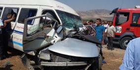 12 إصابة في حادث سير جنوب أريحا