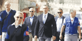 ملادينوف يصل الى قطاع غزة لبحث ملف الانتخابات ومشاريع اممية