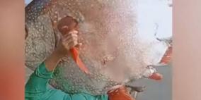 فيديو: فلبيني يصطاد سمكة عملاقة