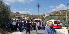 صور: وفاة مواطنة وإصابة 3 آخرين في حادث سير غرب نابلس