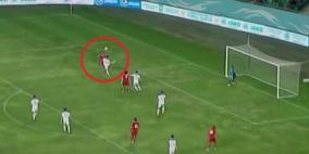 هدف عالمي للسوري عمر السومة في شباك أوزباكستان 