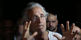 المتضامن الفرنسي فرانك رومانو في الخان الأحمر بعد الإفراج عنه من سجون الاحتلال