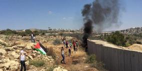 إصابات بالاختناق في مسيرة نعلين الأسبوعية