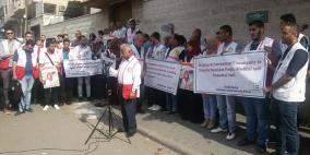 الطواقم الطبية تتطالب بحماية من بطش الاحتلال الإسرائيلي