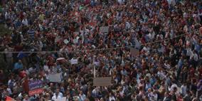 الآلاف بصوت واحد وسط رام الله: لا للضمان الاجتماعي بصورته الحالية