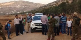 كسر قرار إغلاق مدرسة الساوية جنوب نابلس