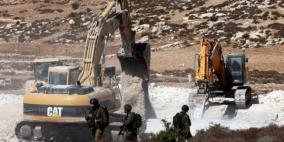 الاحتلال يهدم مسكنا في خربة جنوب نابلس
