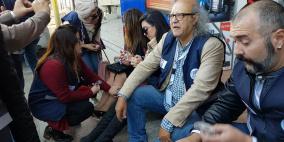 إصابة عشرات الصحفيين بينهم دوليون بالاختناق