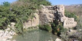 الاحتلال يهدم عين ماء "القسطل" بدون أمر محكمة