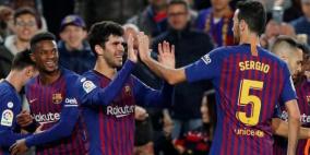 بالفيديو- برشلونة يعبر محطة فياريال بهدفين نظيفين