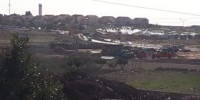 الاحتلال يشرع بتشديدات أمنية حول دوار جبع