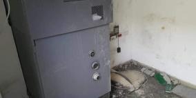 مجهولون يسرقون الصراف الآلي لبنك فلسطين في كفر نعمة