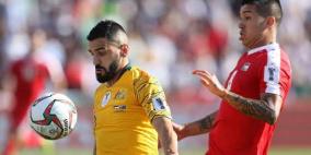 "الفدائي" يخسر أمام استراليا بالثلاثة