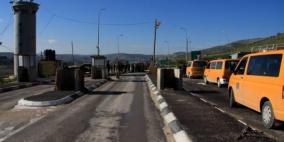 إغلاق حاجزي حوارة وزعترة لتأمين مسيرة للمستوطنين