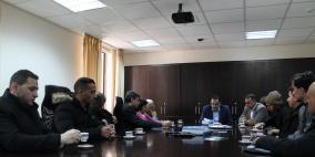 وفد متخصص في الطاقة المتجددة من قطاع غزة يزور سلطة الطاقة 