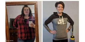 هكذا خسرت هذه السيدة ثلثي وزنها