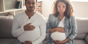 "كوفاد" متلازمة تصيب الأباء..بطن منتفخ وألم مخاض