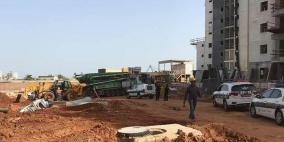 إصابة خطيرة بحادث عمل في الرملة