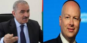 مبعوث ترامب يبارك حكومة أشتية