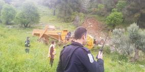 مصرع سائق اثر انقلاب شاحنته قرب صفد