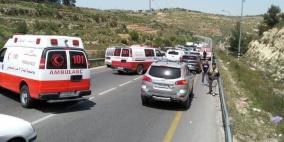 10 إصابات بحادث سير في الخليل 