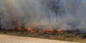 اندلاع حريق في "أشكول" ومحاولة تسلل على حدود غزة