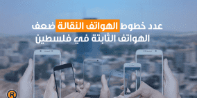 أرقام حول الإتصالات في فلسطين