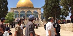 مستوطنون يجددون اقتحاماتهم للمسجد الأقصى
