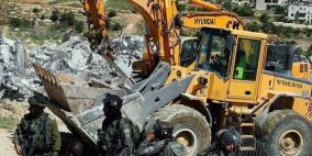 الاحتلال يهدم غرفة زراعية جنوب بيت لحم