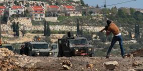 اعتقال شاب واصابة 5 بمواجهات مع الاحتلال في كفر قدوم