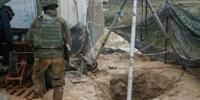 جيش الاحتلال يزعم اكتشاف نفق للمقاومة 
