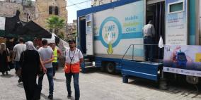 عيادة السكري المتنقلة تنظم يوما صحيا في البلدة القديمة بالخليل