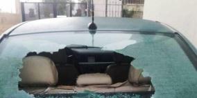 مستوطنون يحطمون ثلاث مركبات جنوب نابلس