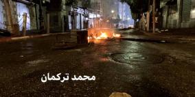  إصابات بالرصاص المطاطي بمواجهات مع الاحتلال وسط رام الله