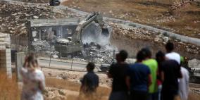 الاحتلال يهدم منزلا قيد الإنشاء غرب جنين